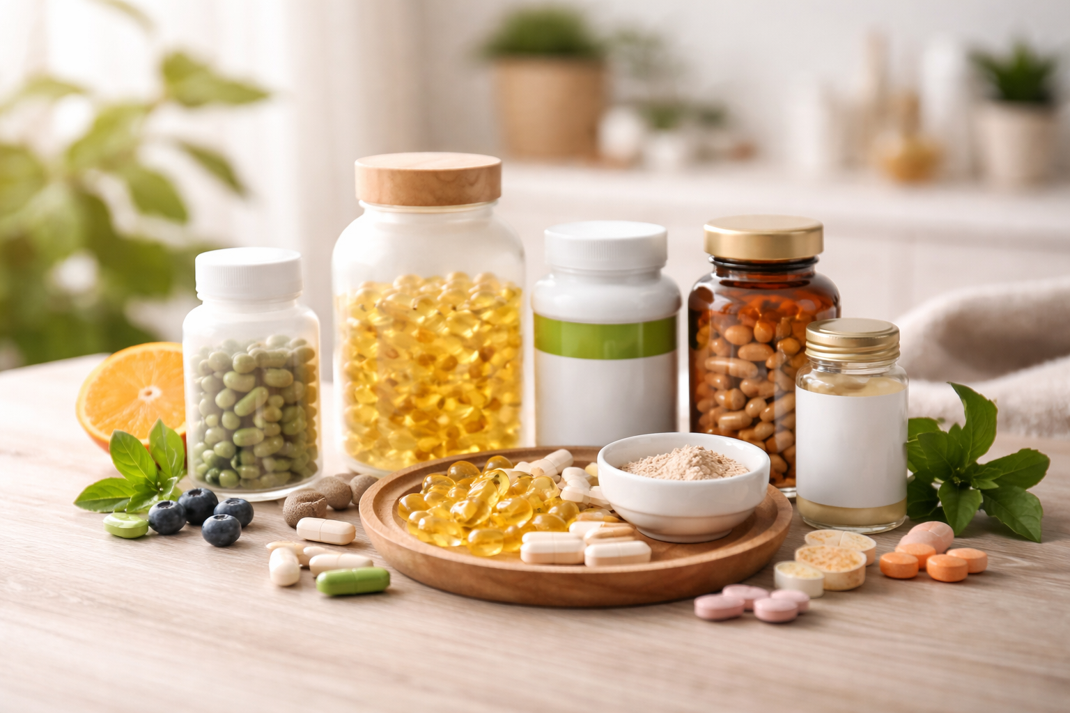 Vielfältige Nahrungsergänzungsmittel für mehr Vitalität und Wohlbefinden